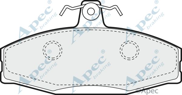 APEC BRAKING Piduriklotsi komplekt,ketaspidur PAD924